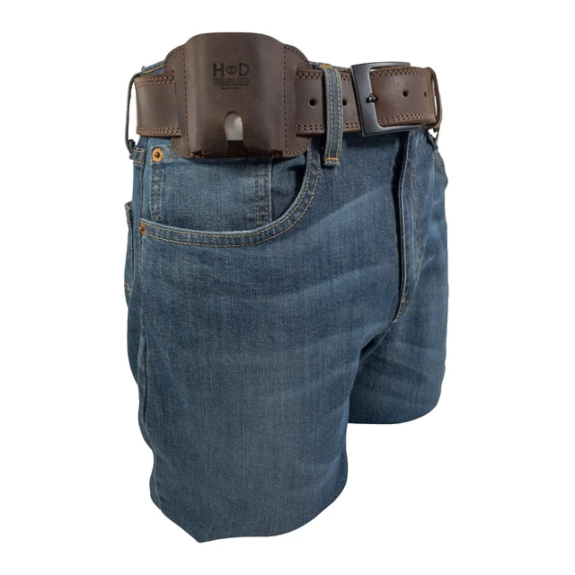 Alt view image 4 of 5 - LeatherTex, Tactical Case for AirPods 1st/2nd Gen. and Pro Handmade from Full Grain Leather - Bourbon Brown