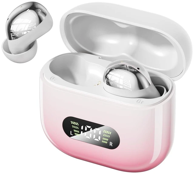 Main image of AIKESI 2026 Wireless Sleep Headphones, Tiny Comfortable Design for Side Sleepers, 48H Playtime, Bluetooth 6.0 with LED Battery Display, Ideal for Sleeping, Working & Hiking (White)
