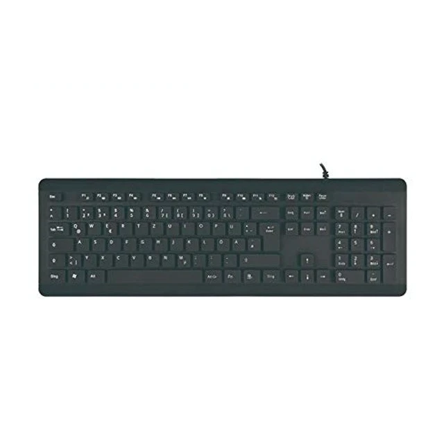 Alt view image 3 of 5 - BoxWave Keyboard Compatible with Acer Chromebook Spin 311 (CP311-2H) - AquaProof USB Keyboard, Washable Waterproof Water Resistant - Jet Black