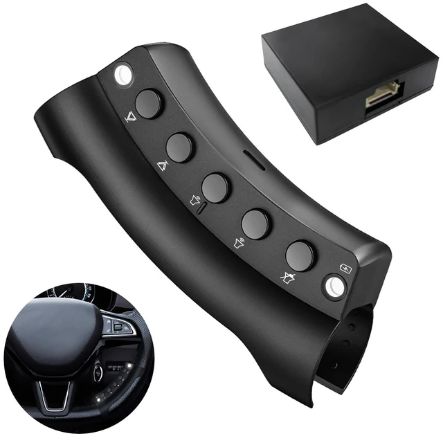 Main image of Y-METDRIVING Wireless Steering Wheel Remote Control with Signal Indica for y-metdriving Portable car Stereo and Other Android car Stereo,with Low Battery Alert,Bluetooth Interface Function Cont