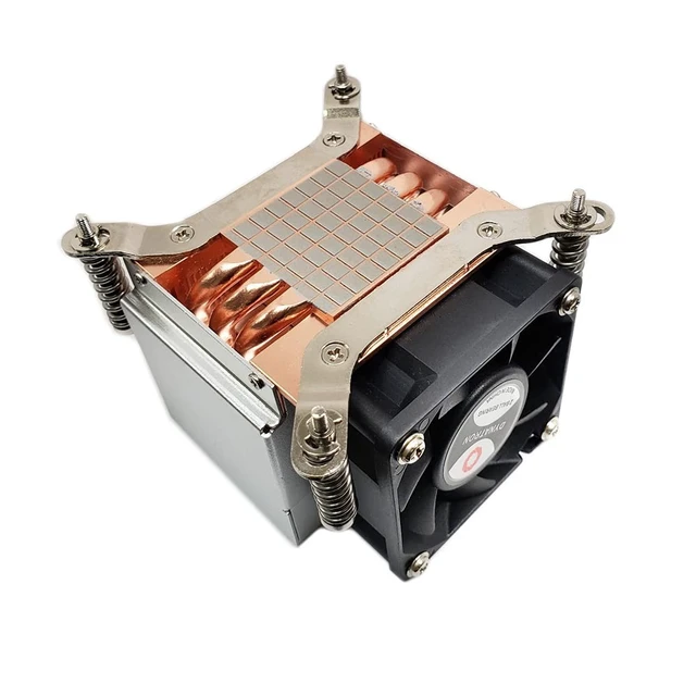 Alt view image 4 of 4 - MITXPC Q5 Alder Lake-S LGA 1700 CPU Heatsink and PWM Fan, 125W TDP