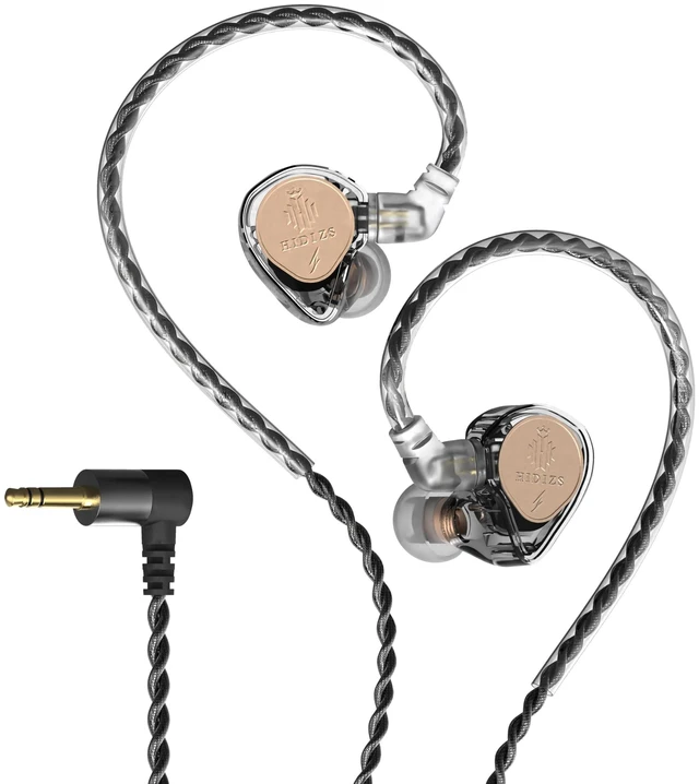 Main image of Hidizs ST2 Pro IEM Gaming Earphones - Dual Magnetic Engine for Immersive Gaming Sound Wired Earbuds/Inline Mic/Detachable 2-Pin Cable, 3.5mm Plug, Black