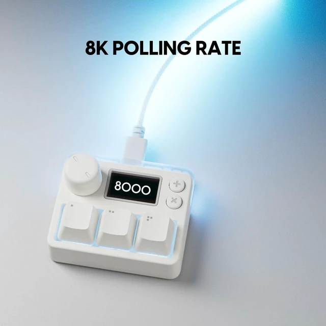Alt view image 4 of 5 - Pulsar Gaming Gears Pulsar Lab XPAD Mini 3-Key OSU Gaming Keypad, White