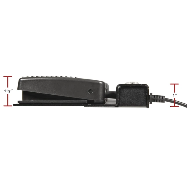 Alt view image 4 of 4 - ECS USB Dual Foot Pedal - Left & Right Mouse Click, Presentations, Ergonomic Design, Heavy Duty Metal Base, Plug & Play, Compatible with Windows/Mac, Free Your Hands, No Batteries Required