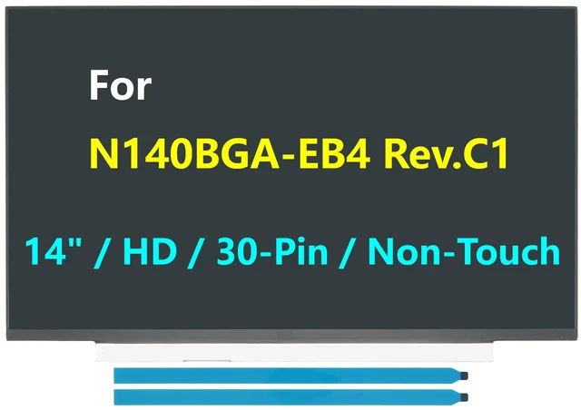 Main image of JHK JIEHONGKE Replacement LCD Screen for N140BGA-EB4 Rev.C1