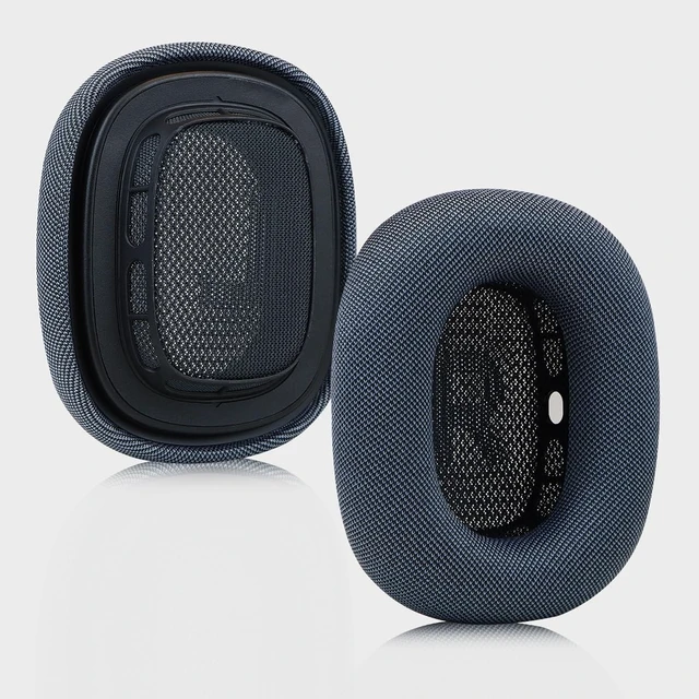 Alt view image 2 of 5 - Upgraded Ear Cushions Replacement for 2024 New Apple Airpods Max Over-Ear Headphones, Earpads with Durable Mesh Fabric and Magnet for Airpods Max (Midnight)