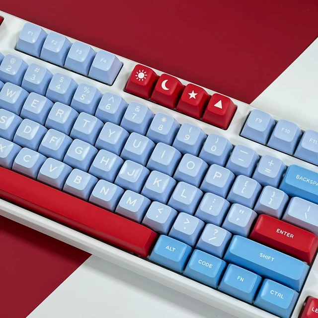 Alt view image 4 of 5 - Guffercty kred SA Profile PBT Keycaps Set for Gaming Keyboard,SA Falan