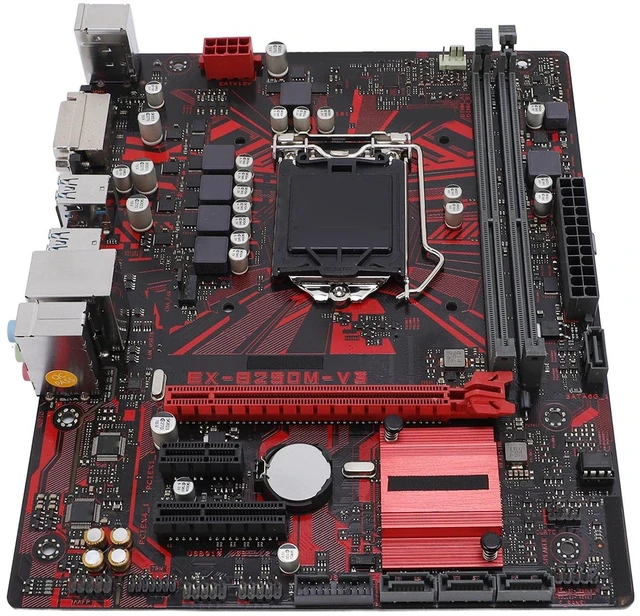 Main image of XUMIUZIY B250M V3 Desktop Motherboard, M ATX 2 DDR4 DIMM Slot for LGA 1151 7th 6th Gen Core i7 i5 i3 14nm CPU Processor, with PCI E 3.0, DVI Output, ALC887 8 Channel Sound Chip
