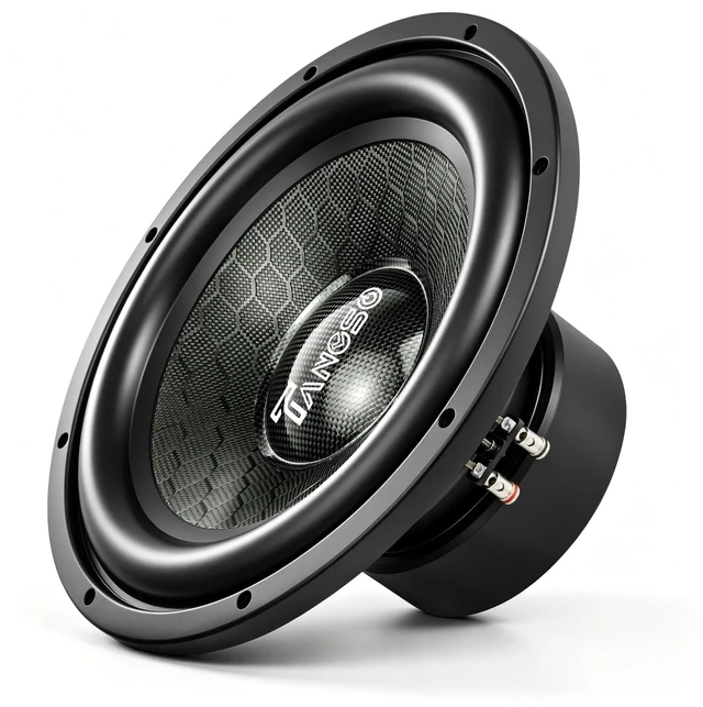 Main image of TANVSO CarbonForce 12 Inch Subwoofer, 3000W Peak 4 Ohm Car Subwoofer