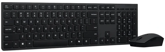 Main image of Lenovo Professional Wireless Rechargeable Combo Keyboard and Mouse -US English