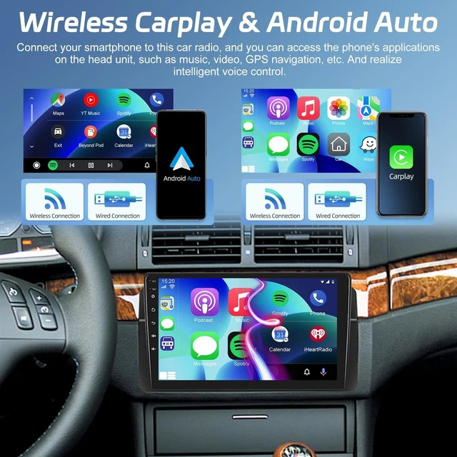 Alt view image 4 of 5 - NHOPEEW Android Car Radio for BMW 3 Series E46 1999-2005 9 Inch Touchscreen