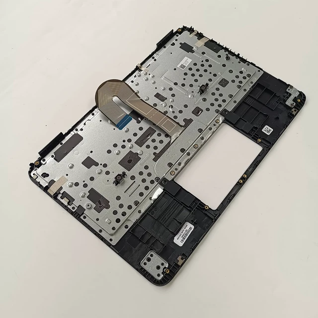 Alt view image 3 of 5 - Lyinsen Replacement for HP Chromebook X360 11MK G3 EE Laptop Upper Case Palmrest Keyboard Assembly Part 11.6" M49312-001 Top Cover Black