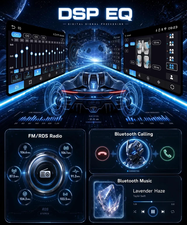 Alt view image 5 of 5 - Rimoody Linux Car Stereo for Suzuki Swift Radio 2005-2010 Wireless Carplay