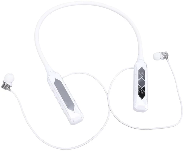 Main image of Yunir Wireless Bluetooth 5.3 Neckband Headphones, Noise Reduction Earbuds with Digital Display Battery, Around the Neck Sports Earbuds for Running Workout, Comfort Fit with Memory Card