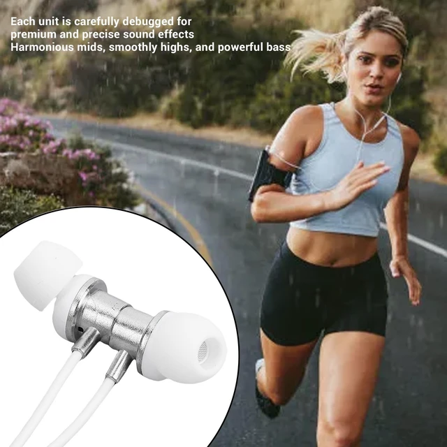 Alt view image 4 of 5 - Yunir Wireless Bluetooth 5.3 Neckband Headphones, Noise Reduction Earbuds with Digital Display Battery, Around the Neck Sports Earbuds for Running Workout, Comfort Fit with Memory Card