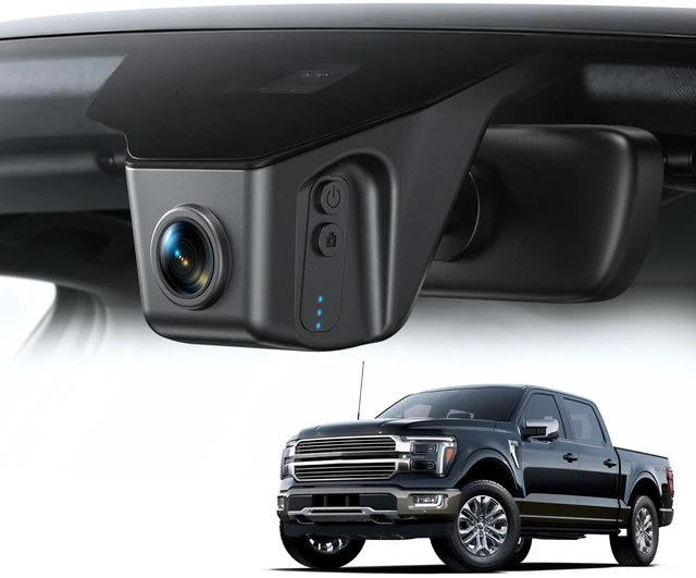 Main image of Ovaman 4K STARVIS 2 Dash Cam Custom Fit for Ford F150 F250 F350 F450 2013-2026,OEM Hidden Car Camera with WiFi App, Loop Recording, G-Sensor, Parking Hardwire Kit Included,Plug and Play,64GB Card