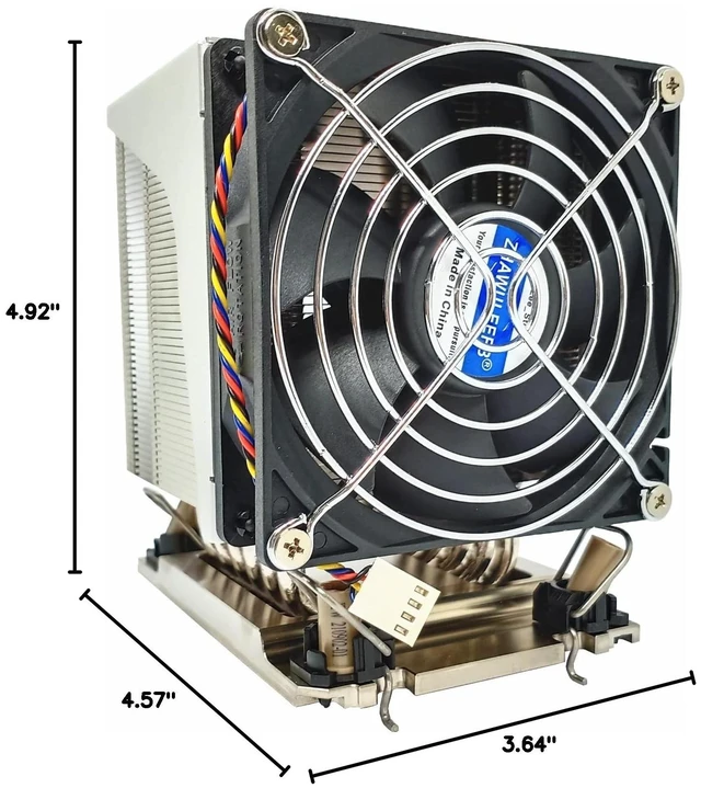 Alt view image 5 of 5 - ZHAWULEEFB Replacement CPU Cooler Fan for Intel LGA 4189 LGA4189 4U M96 Heat Sink
