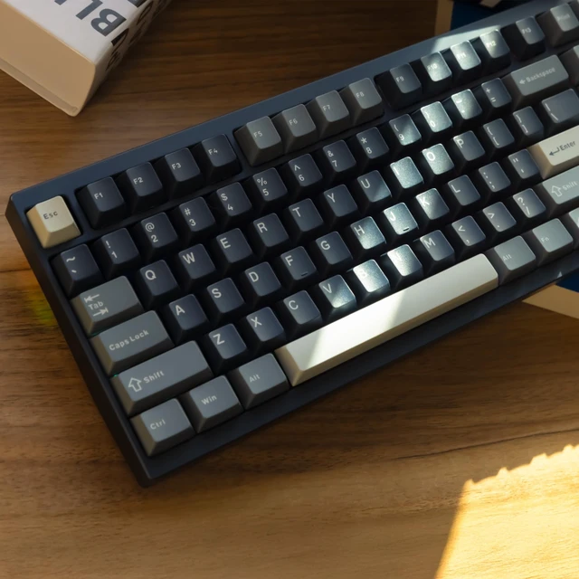 Alt view image 4 of 5 - KIBU WOBKEY Crush80 Reboot TKL Mechanical Keyboard, Tool-Free Quick-Release CNC Aluminum Custom Gaming Keyboard, Tri-Mode Wireless, VIA Programmable RGB, Kailh Cocoa Switch(Pro Navy)