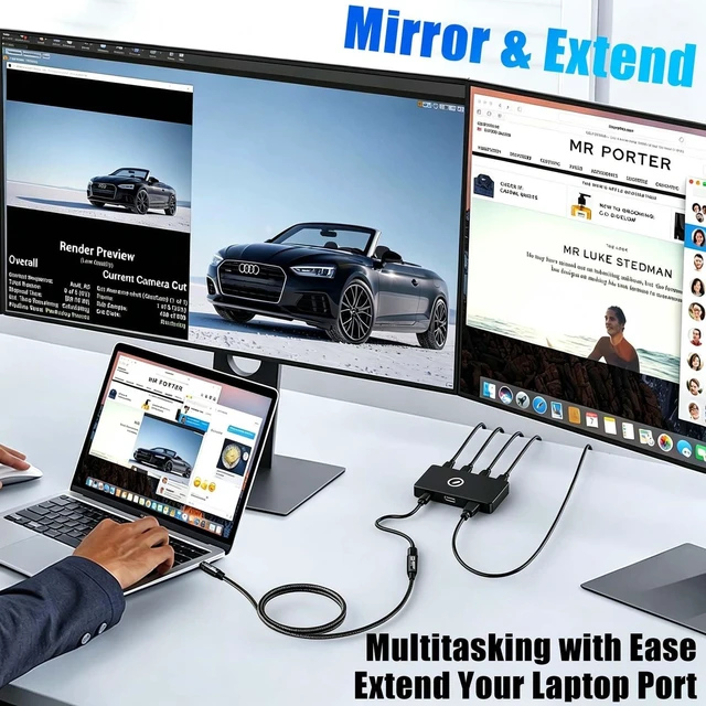 Alt view image 4 of 5 - URELEGAN USB C Extension Cable 6FT 5-Pack (100W/10Gbps/4K@60Hz)