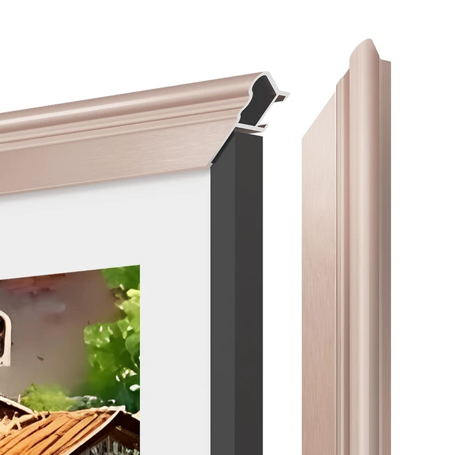Alt view image 2 of 5 - VueFrame TV Frames 65" Deco Only for Samsung The Frame TV and Pro TVs (Fits 2021-2026, LS03A, LS03B, LS03C, LS03D, LS03FA, LS03FW, LS03HE, LS03HW), Alloy Bezel Modern & Minimalist Styles, Easy I