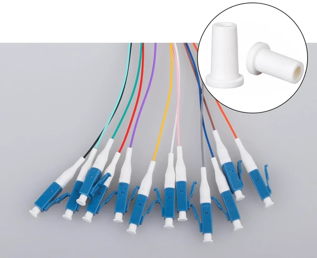 Alt view image 4 of 5 - Fiber Optic Dust Caps for 1.25mm LC Male Connector Ceramic Plug (2000PC)