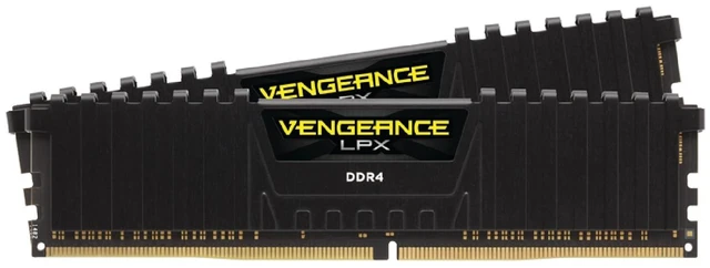 Main image of CORSAIR Vengeance LPX DDR4 RAM 32GB (2x16GB) Up to 3200MHz CL16-20-20-38 1.35V Intel XMP AMD EXPO Computer Memory Black (CMK32GX4M2E3200C16)