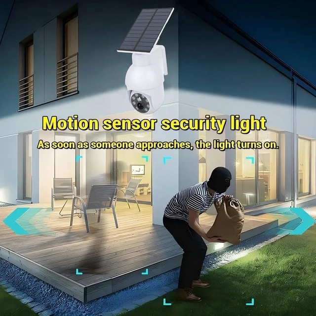 Alt view image 4 of 5 - Solar Security Light with Motion Sensor for Yard