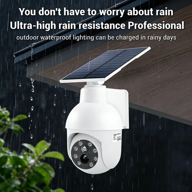 Alt view image 5 of 5 - Solar Security Light with Motion Sensor for Yard