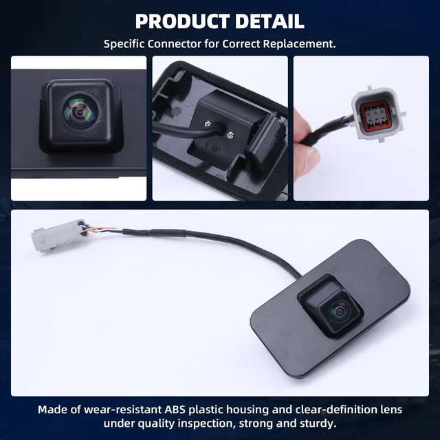 Alt view image 5 of 5 - Rear View Backup Camera HD 1080P Park Assist Camera Compatible for Chevy Suburban Tahoe Compatible for GMC Yukon XL Compatible for Cadillac Escalade ESV 2015 2016 Replaces 23378804