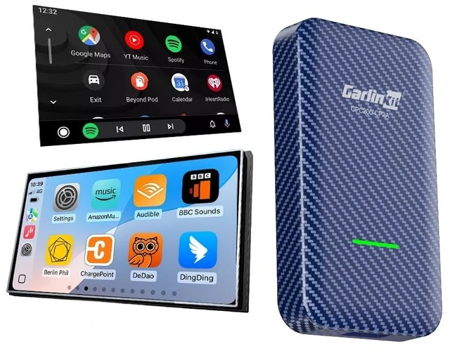 Main image of Carlinkit 4.0 Wireless CarPlay & Android Auto Adapter for OEM Wired CarPlay