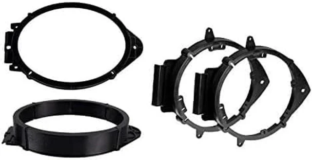 Main image of 6x9 Front + 6" 6.5" 6.75" Rear Car Stereo Speaker Install Adapter Mount Bracket Plates -Made for Chevrolet: 2015-2024 Silverado, 2015-2024 Tahoe;; Made for GMC: 2015-2024 Sierra + More