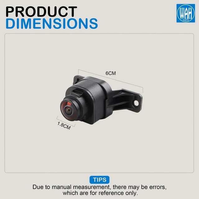 Alt view image 3 of 5 - Wahparts 99250-L1000 Front View Camera Compatible with Hyundai
