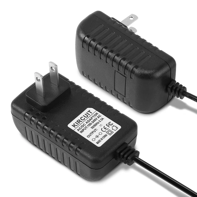 Alt view image 2 of 4 - Kircuit AC/DC Adapter Compatible with VTech VM5255 VM5255-2 VM5263 VM5266-2 5" Pan Scan Tilt Night Light Video Baby Monitor VM 5255 5263 5266 BU Unit Camera PU Parent LCD V-Tech Power Supply Charger