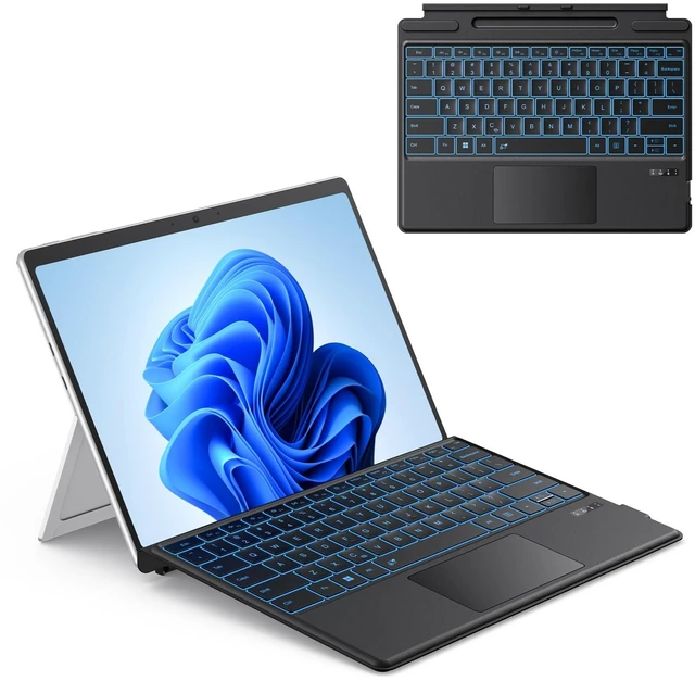 Main image of TECURS Wireless Keyboard for Microsoft Surface Pro 11/10/9/8/X