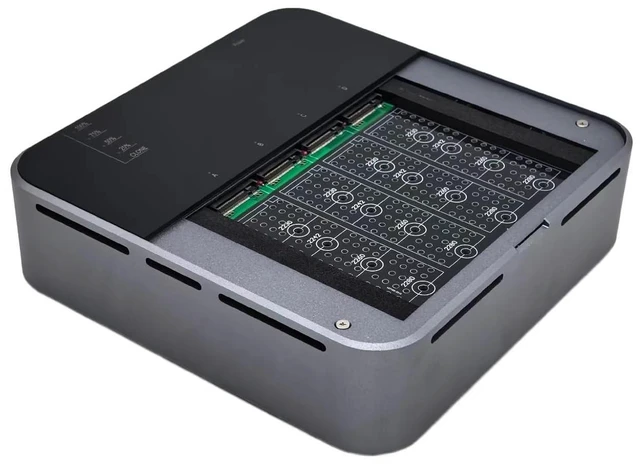 Main image of 4 Bays USB4.0 (USB-C) 40G Portable NVMe (M Key, B+M Key) / PCIe SSD (2280, 2260, 2242, 2230) Ultra Fast External SSD Docking Station Duplicator Cloner (Docking Only)