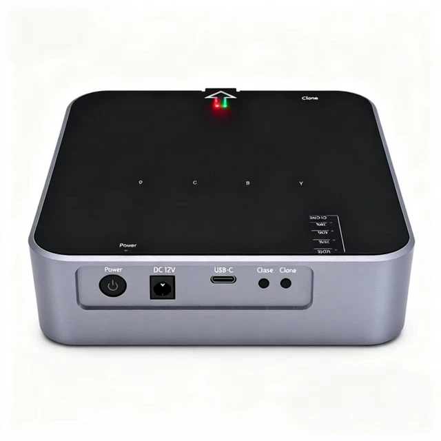 Alt view image 4 of 5 - 4 Bays USB4.0 (USB-C) 40G Portable NVMe (M Key, B+M Key) / PCIe SSD (2280, 2260, 2242, 2230) Ultra Fast External SSD Docking Station Duplicator Cloner (Docking Only)