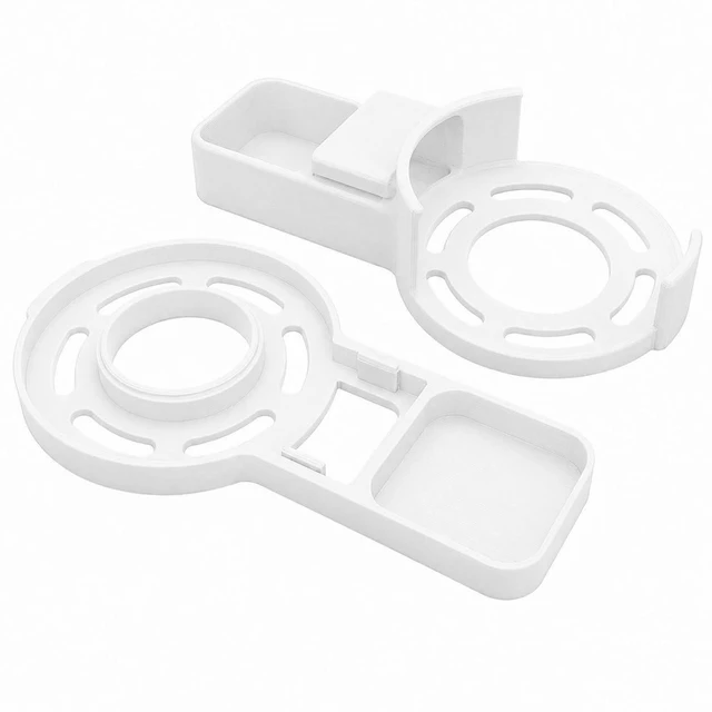 Main image of SplashNColor Outlet Mount for Echo Dot 3rd Generation Space-Saving Wall Plug Holder ^^ Friction Fit Smart Speaker Socket Bracket for Home
