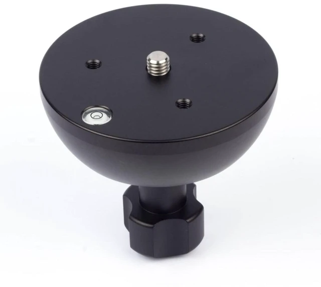 Main image of 100mm Bowl Adapter, Metal CNC 100mm Half Ball Flat to Bowl Adapter Convert
