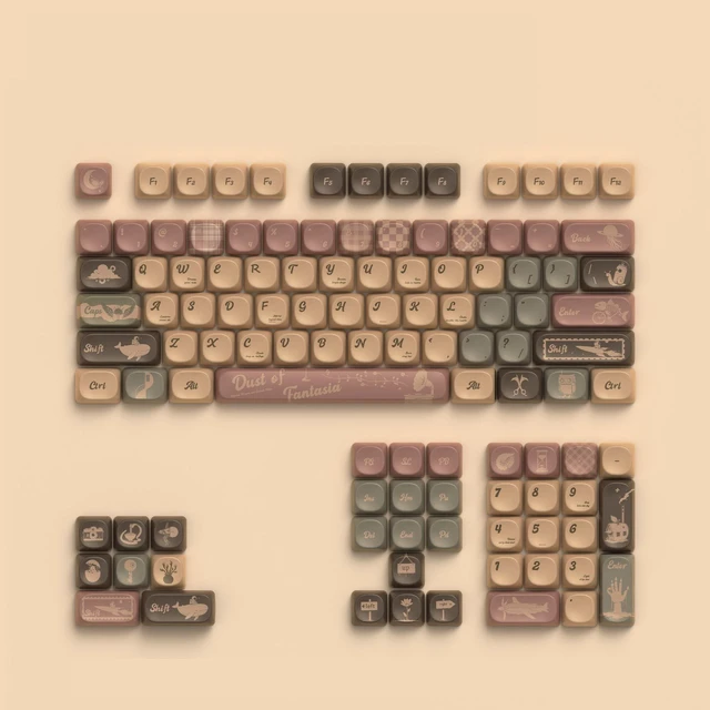 Main image of MERAYLAX Fantasy Dust Theme keycaps of Mechanical Keyboard