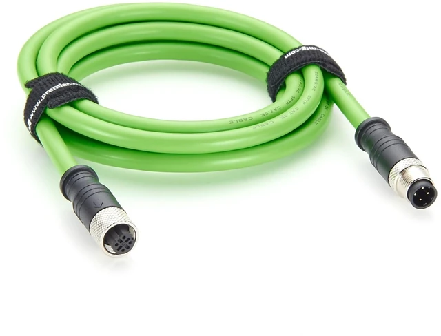 Main image of PROFINET M12 D-Code 4 Pin Male to Female Industrial Ethernet Cable 100Mbps CAT5e SFTP Shielded IP67 High Flex Drag Chain for EtherCAT, PLC, Robotics, Machine Vision, Automation (5M/16.4FT)