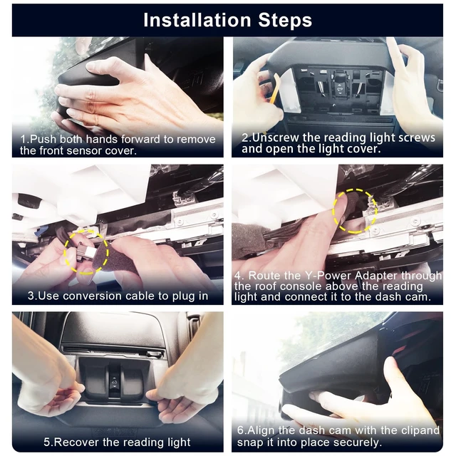 Alt view image 5 of 5 - Front 4K HDR Dash Cam STARVIS 2 IMX678 for Subaru Forester 2025 2026