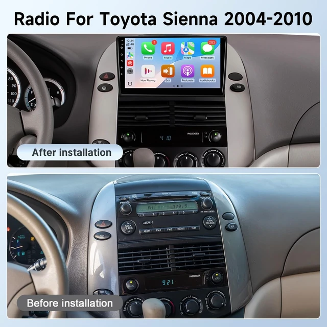 Alt view image 2 of 5 - Leadfan Linux Car Stereo for Toyota Sienna (Non JBL) 2004-2010