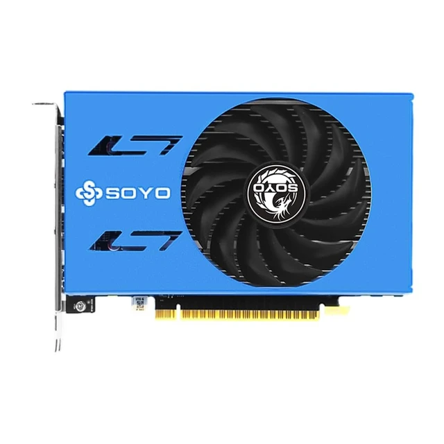 Alt view image 2 of 5 - SOYO AMD Radeon RX 580 Graphics Card, 8GB 2048SP GDDR5 256-Bit, 6xHDMI 2.0b Ports, PCIe 3.0 x16 Video Card for PC, Single Fan Cooling, Supports Windows 11/10 Multi Monitor Desktop PC