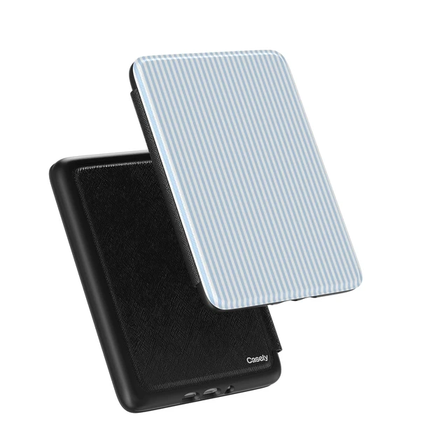 Alt view image 3 of 5 - Casely 7" Kindle Case ^^ Marina Lines ^^ Tiny Pinstripe ^^ Compatible with 7 Kindle Colorsoft and 7 Kindle Paperwhite (12th Gen)