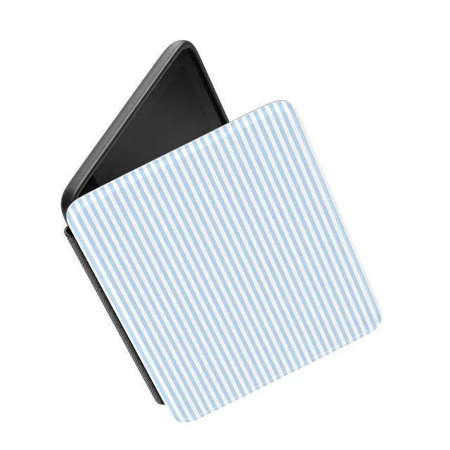 Alt view image 2 of 5 - Casely 7" Kindle Case ^^ Marina Lines ^^ Tiny Pinstripe ^^ Compatible with 7 Kindle Colorsoft and 7 Kindle Paperwhite (12th Gen)