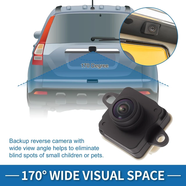 Alt view image 3 of 5 - A ABSOPRO 56038991AJ Rear View Camera for Jeep Cherokee 2014-2018 2.4L 3.2L