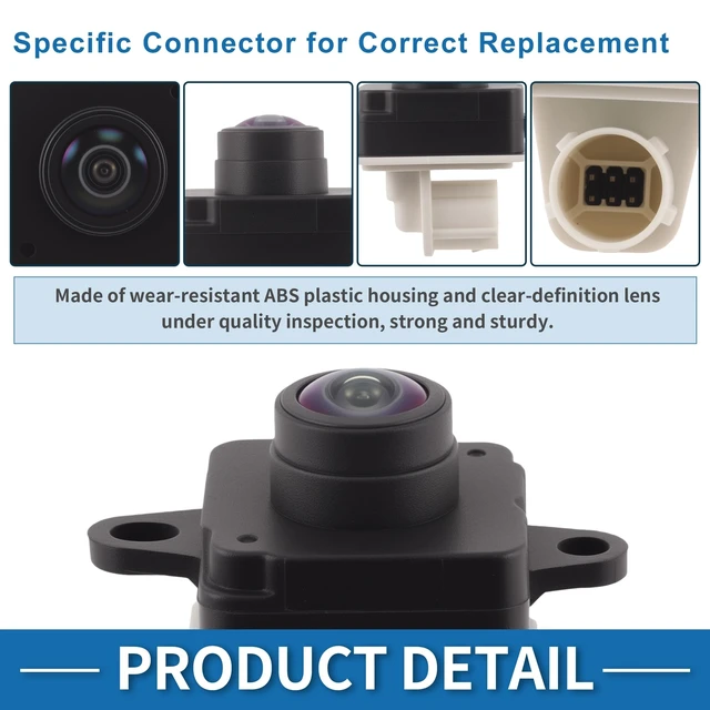 Alt view image 4 of 5 - A ABSOPRO 56038991AJ Rear View Camera for Jeep Cherokee 2014-2018 2.4L 3.2L