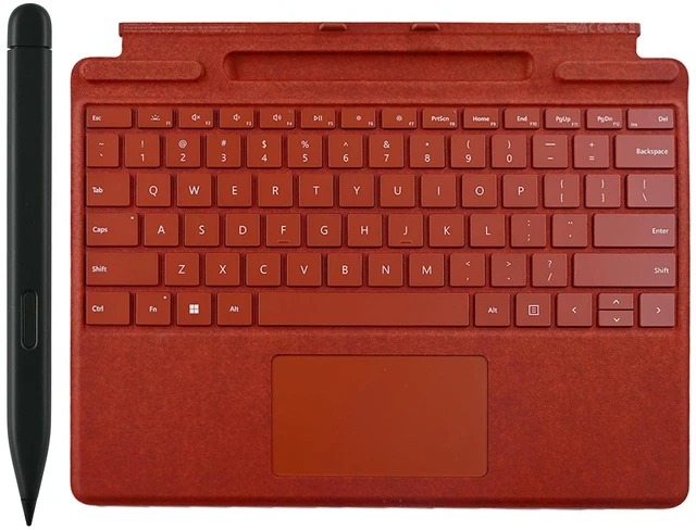 Main image of Pro 11 Signature Keyboard with Slim Pen 2 Compatible with Microsoft Surface Pro 11/10/9/8,Pro 10 Magnetic Signature Keyboard for Microsoft Surface Pro 11/10/9/8/X with Slim Pen 2(Poppy