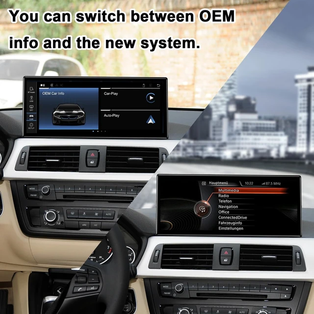Alt view image 4 of 5 - PEMP Ultra-Thin 12.3" Linux Screen for BMW 3/4 Series F30 F31 F32