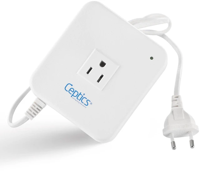 Main image of Ceptics 500-Watt Voltage Converter - Step Down - 220v to 110v / 240v to 120v Travel Power Converter - for Hair Straightener, Laptops and Chargers, CE Certified